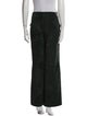 Valentino Calf Leather Wide Leg Pants