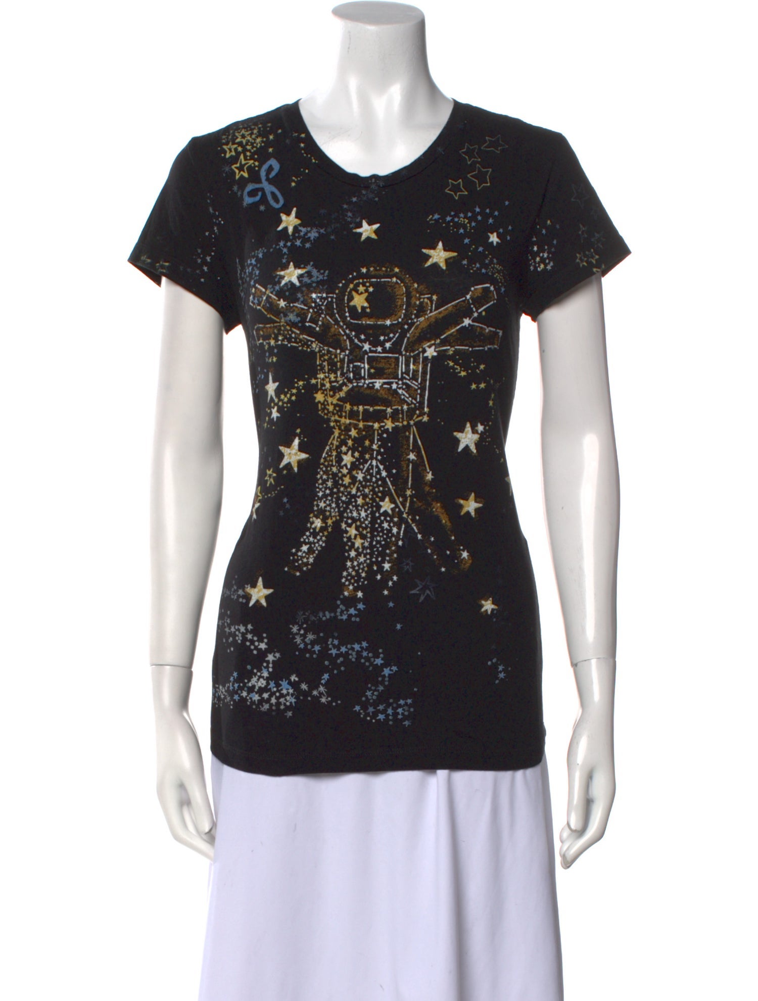 Valentino Printed Crew Neck T-Shirt