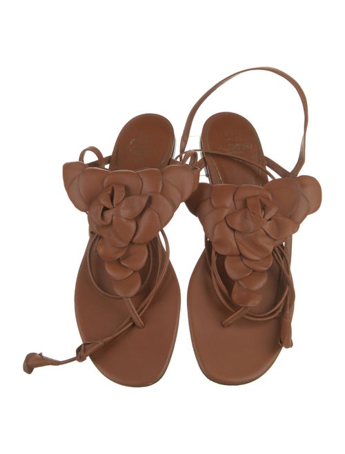 Valentino Rockstud Accents Leather Sandals