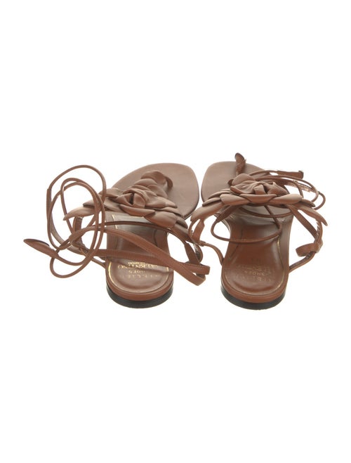 Valentino Rockstud Accents Leather Sandals
