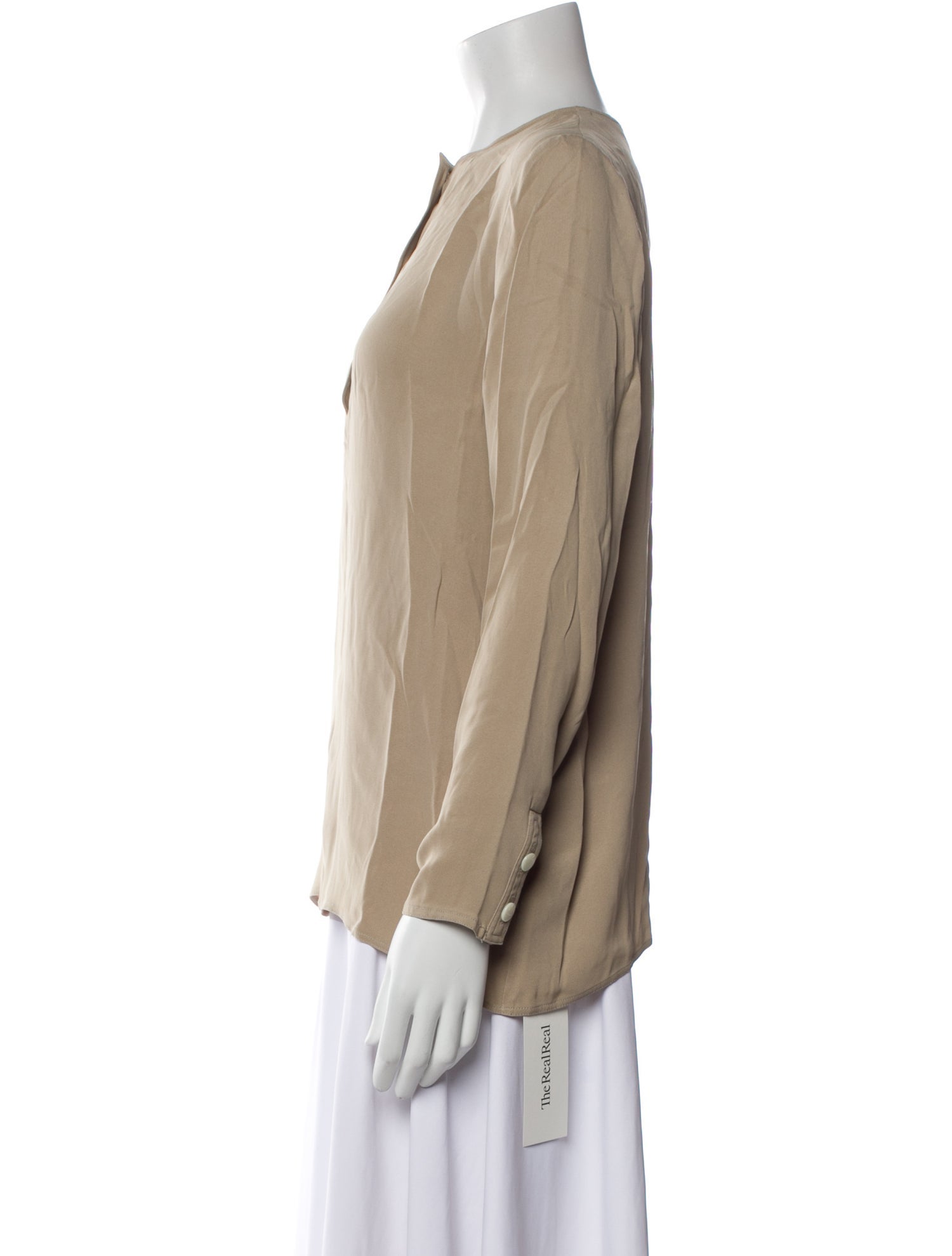 Valentino Silk Crew Neck Blouse