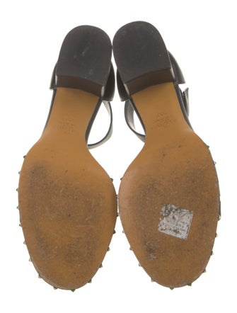 Valentino Rockstud Accents Leather Sandals