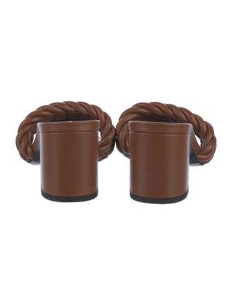 Valentino Leather Slides