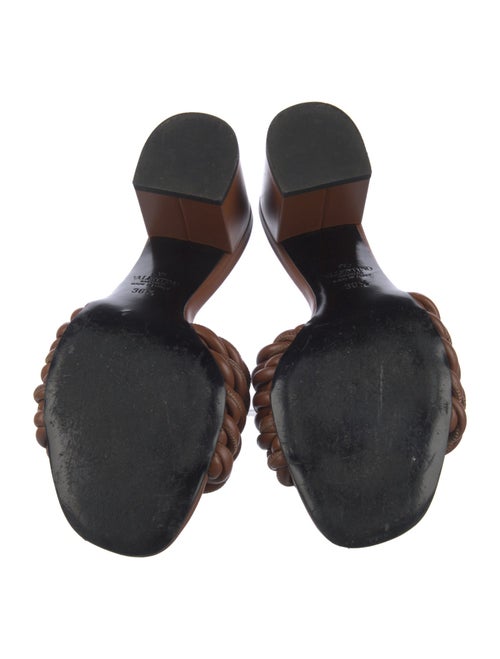 Valentino Leather Slides