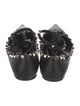 Valentino Rockstud Accents Leather Ballet Flats