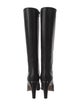 Valentino Rockstud Accents Leather Boots