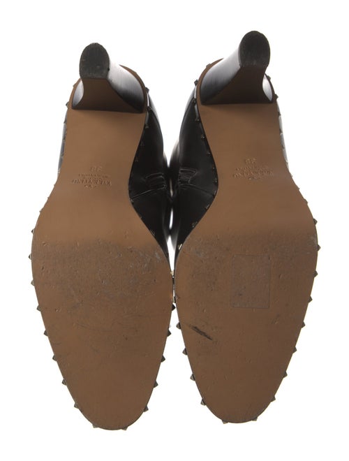 Valentino Rockstud Accents Leather Boots