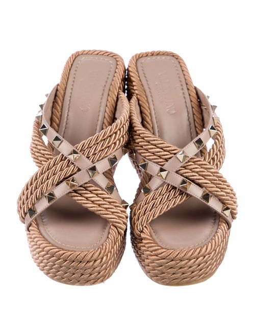Valentino Rockstud Accents Studded Accents Espadrilles