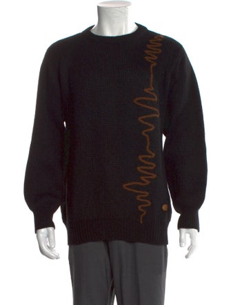 Valentino Rockstud Accents Graphic Print Pullover