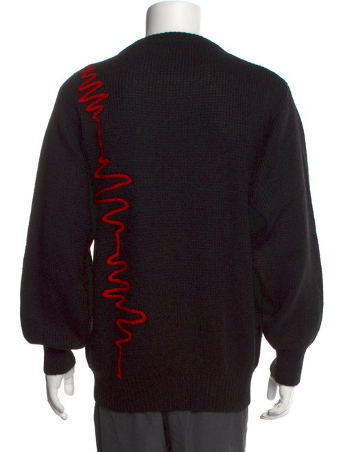 Valentino Rockstud Accents Graphic Print Pullover