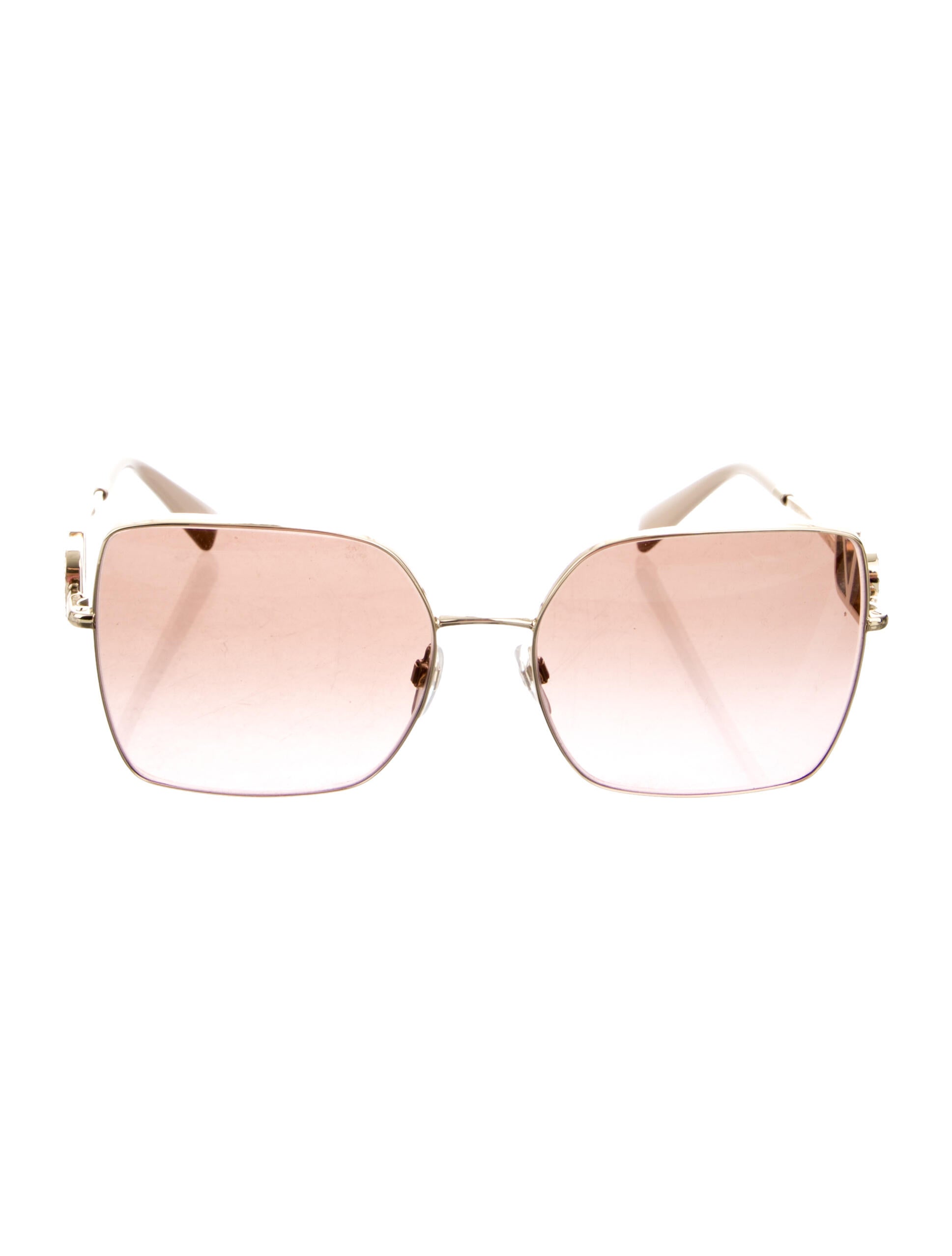Valentino Rockstud Accents Oversize Sunglasses