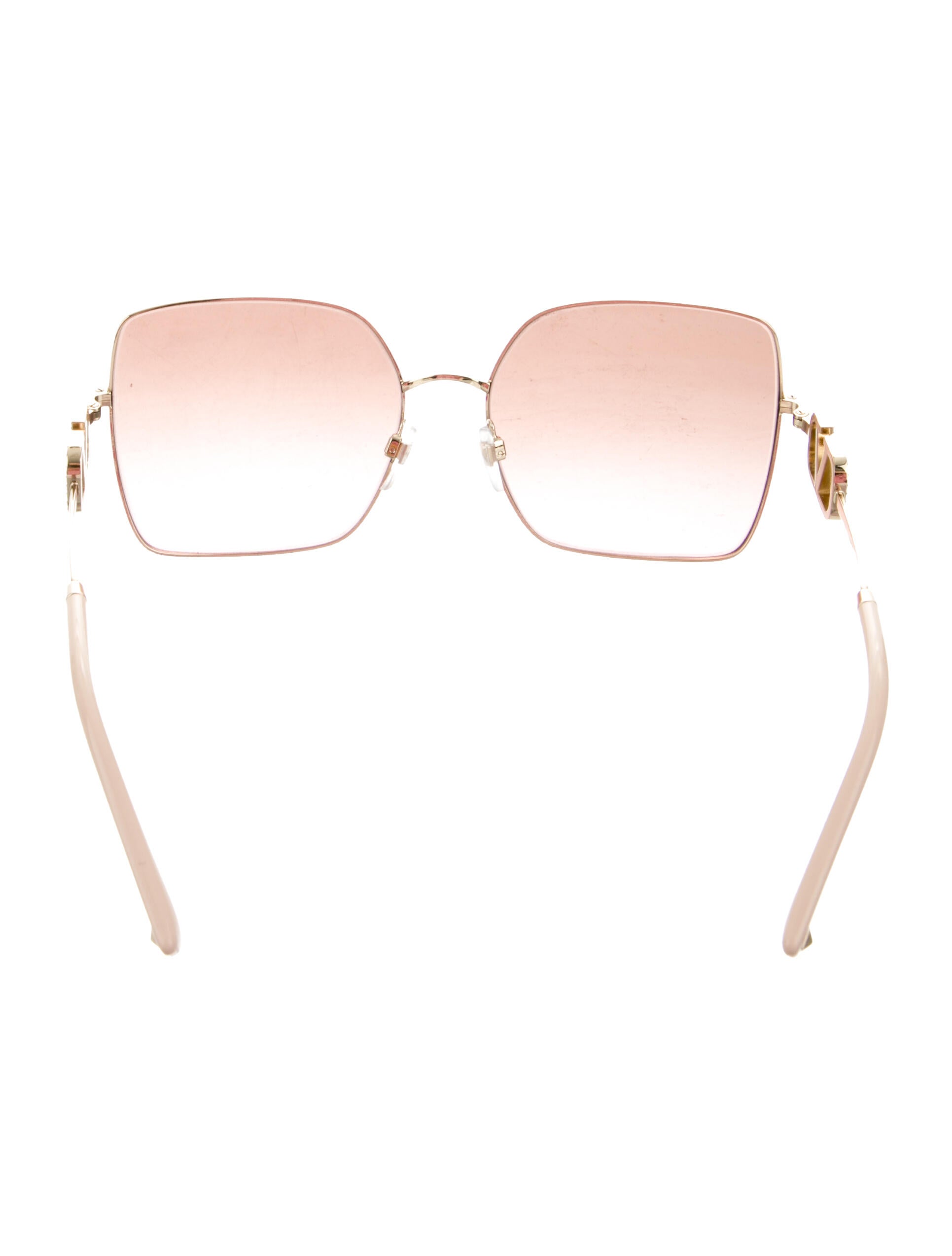 Valentino Rockstud Accents Oversize Sunglasses