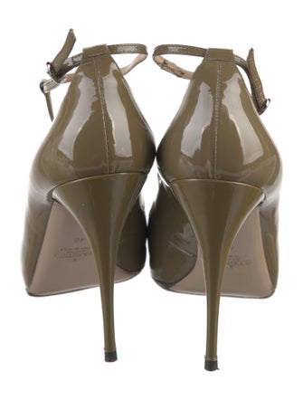 Valentino Patent Leather T-Strap Pumps