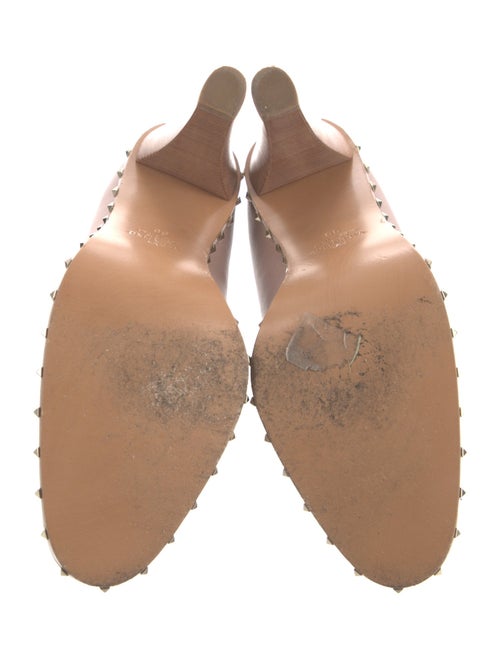 Valentino Rockstud Accents Leather Pumps