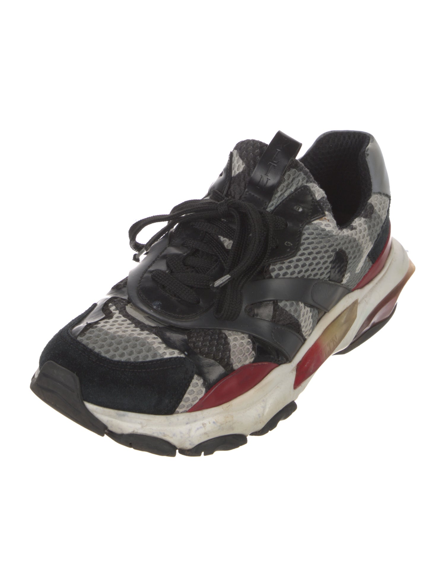 Valentino Mesh Printed Sneakers