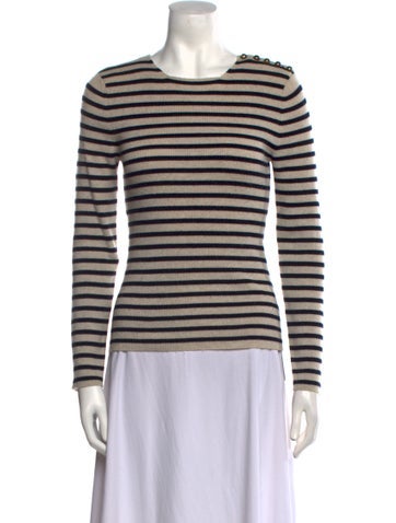 Valentino Knitwear Cashmere Striped Sweater Petite