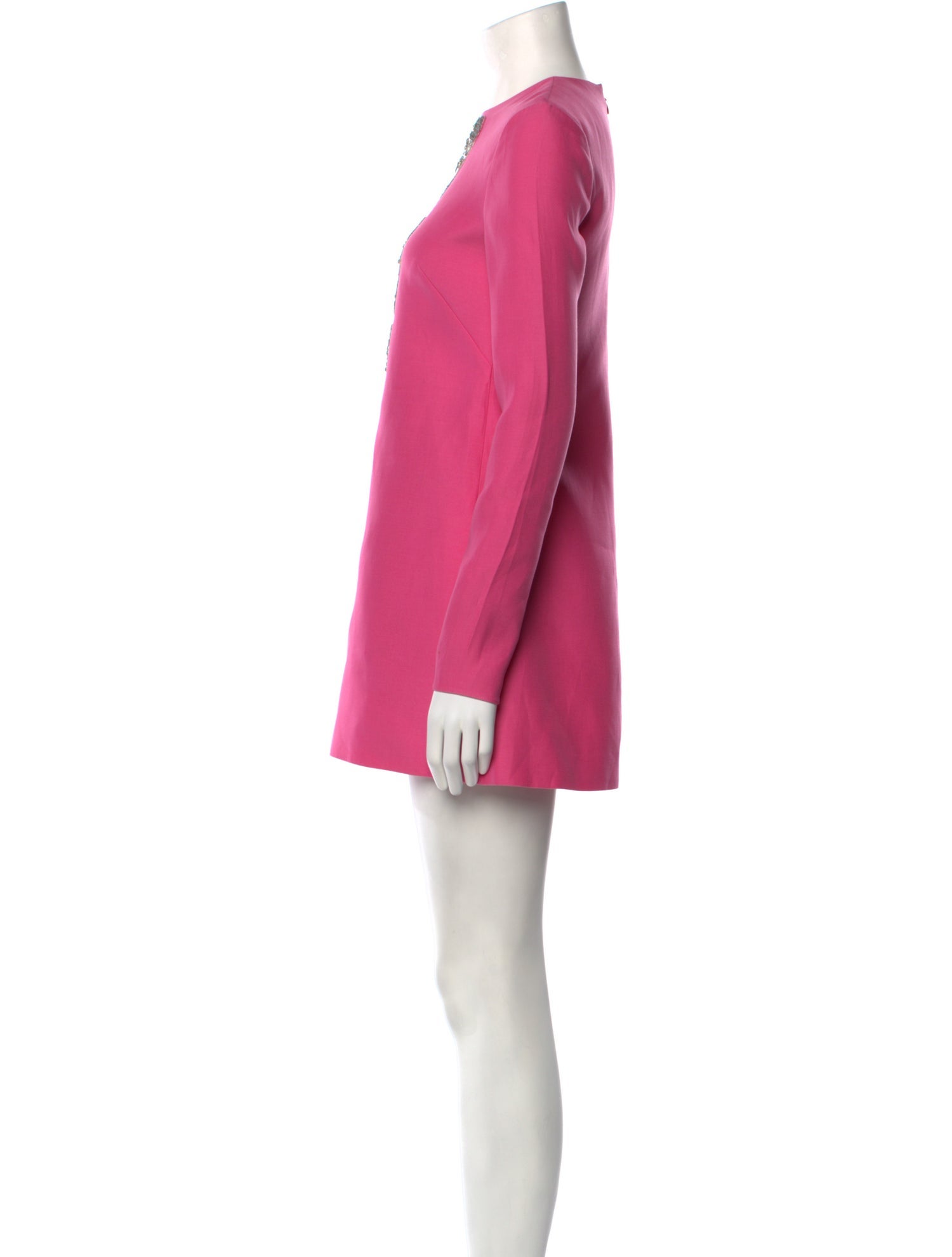 Valentino Crew Neck Mini Dress