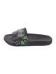 Valentino Camubutterfly Print Rubber Slides