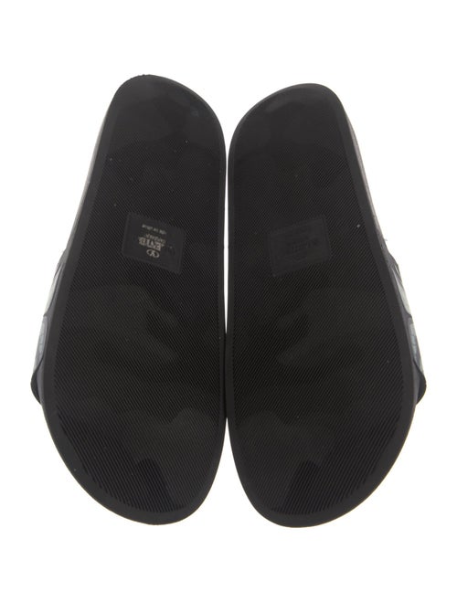 Valentino Camubutterfly Print Rubber Slides