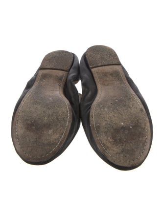 Valentino Rockstud Accents Leather Ballet Flats