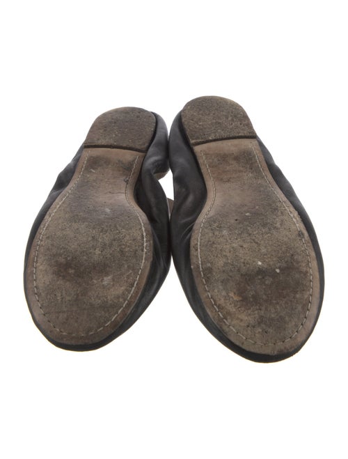 Valentino Rockstud Accents Leather Ballet Flats