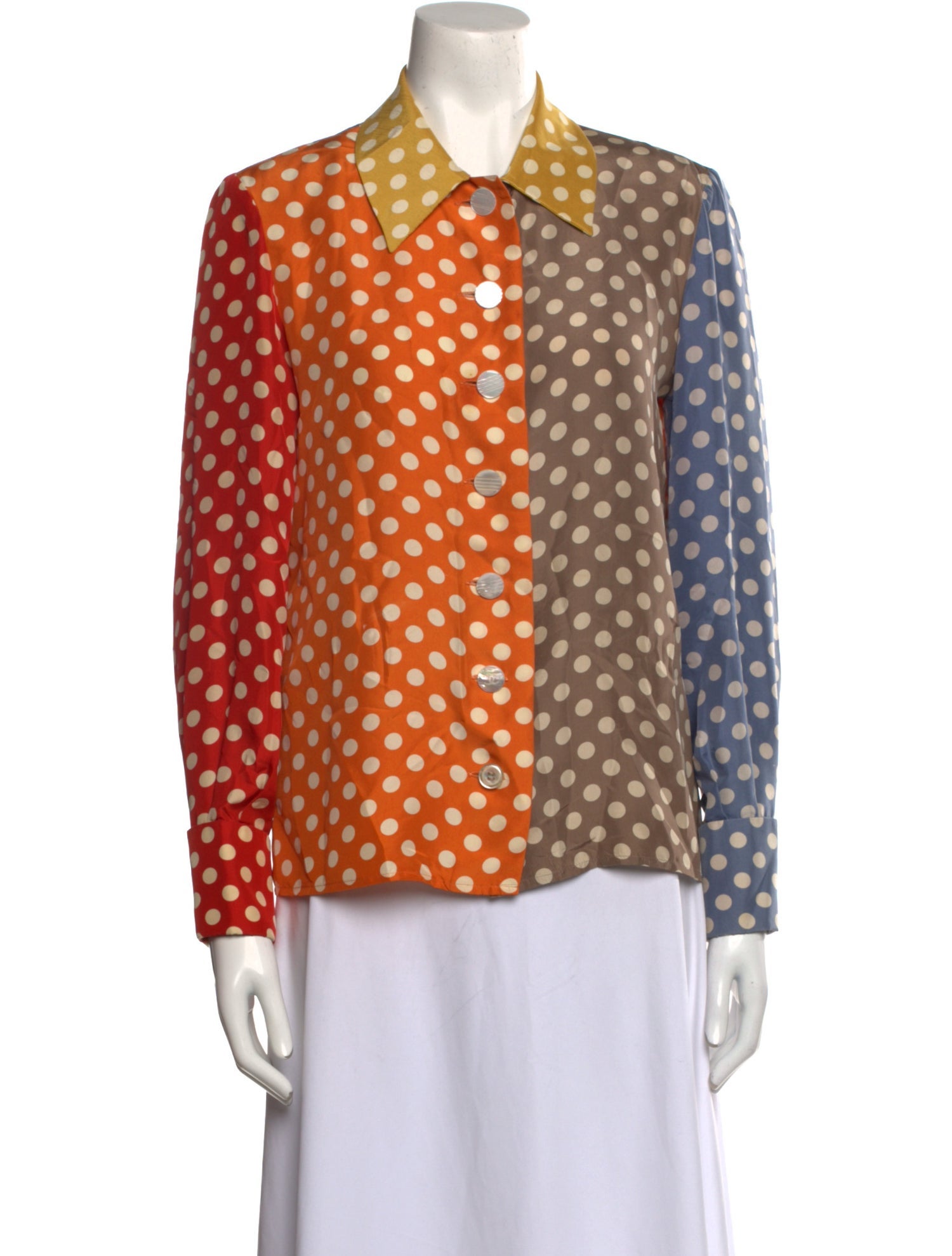 Valentino Vintage 1980's Button-Up Top