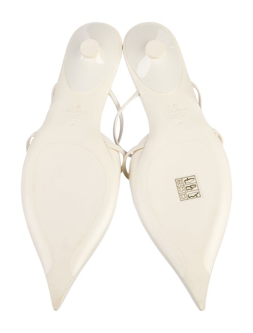 Valentino Rockstud Accents Leather Slides