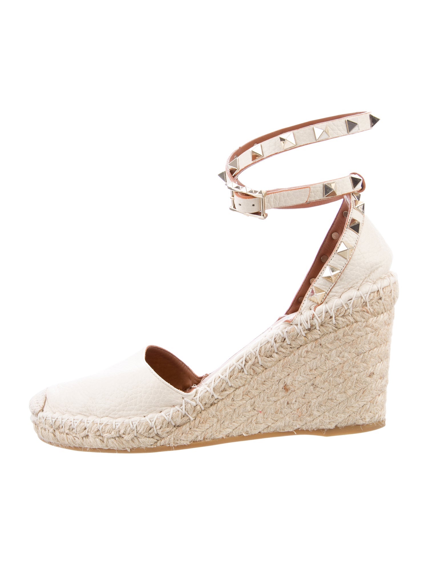 Valentino Rockstud Accents Leather D'Orsay Pumps