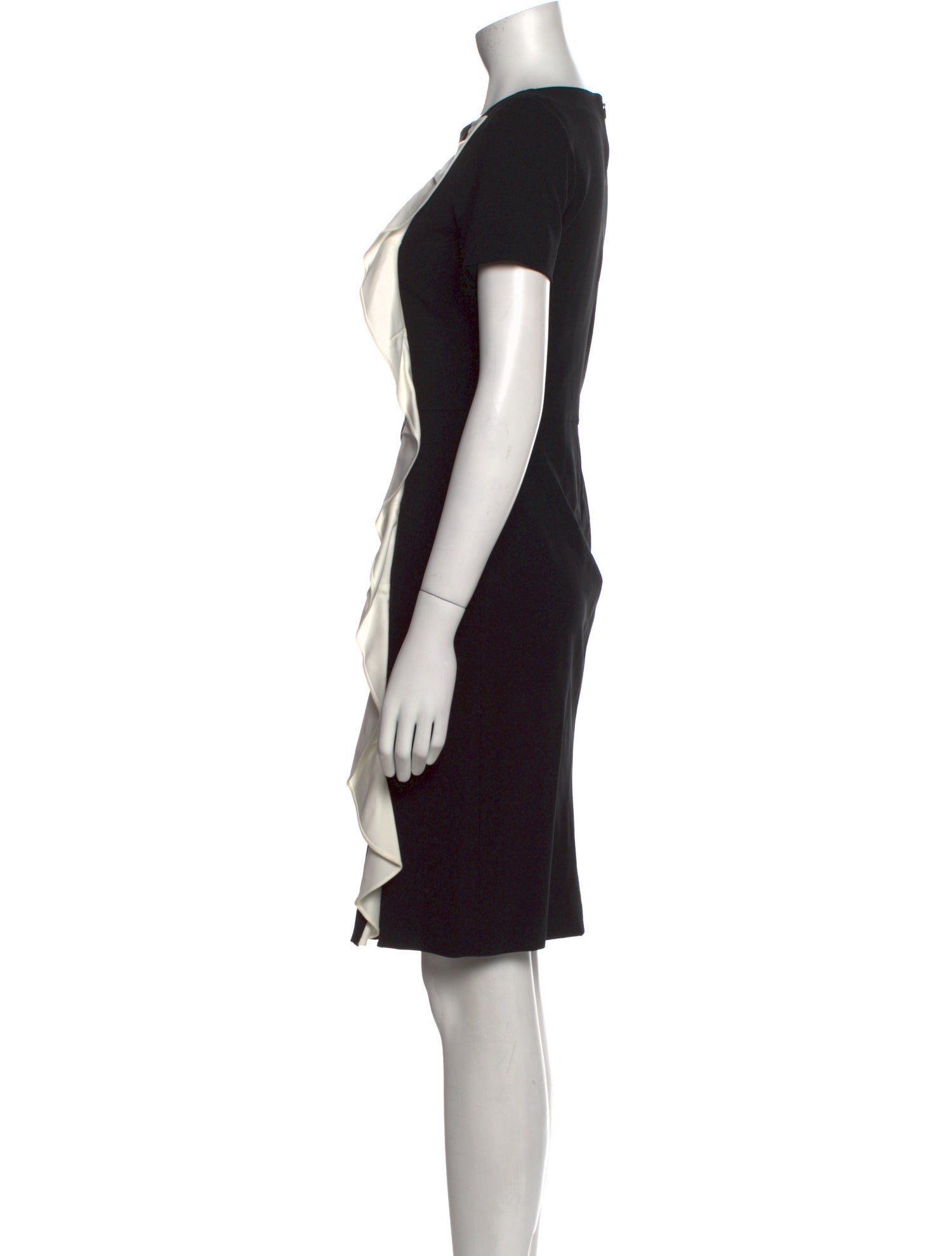 Valentino Scoop Neck Knee-Length Dress