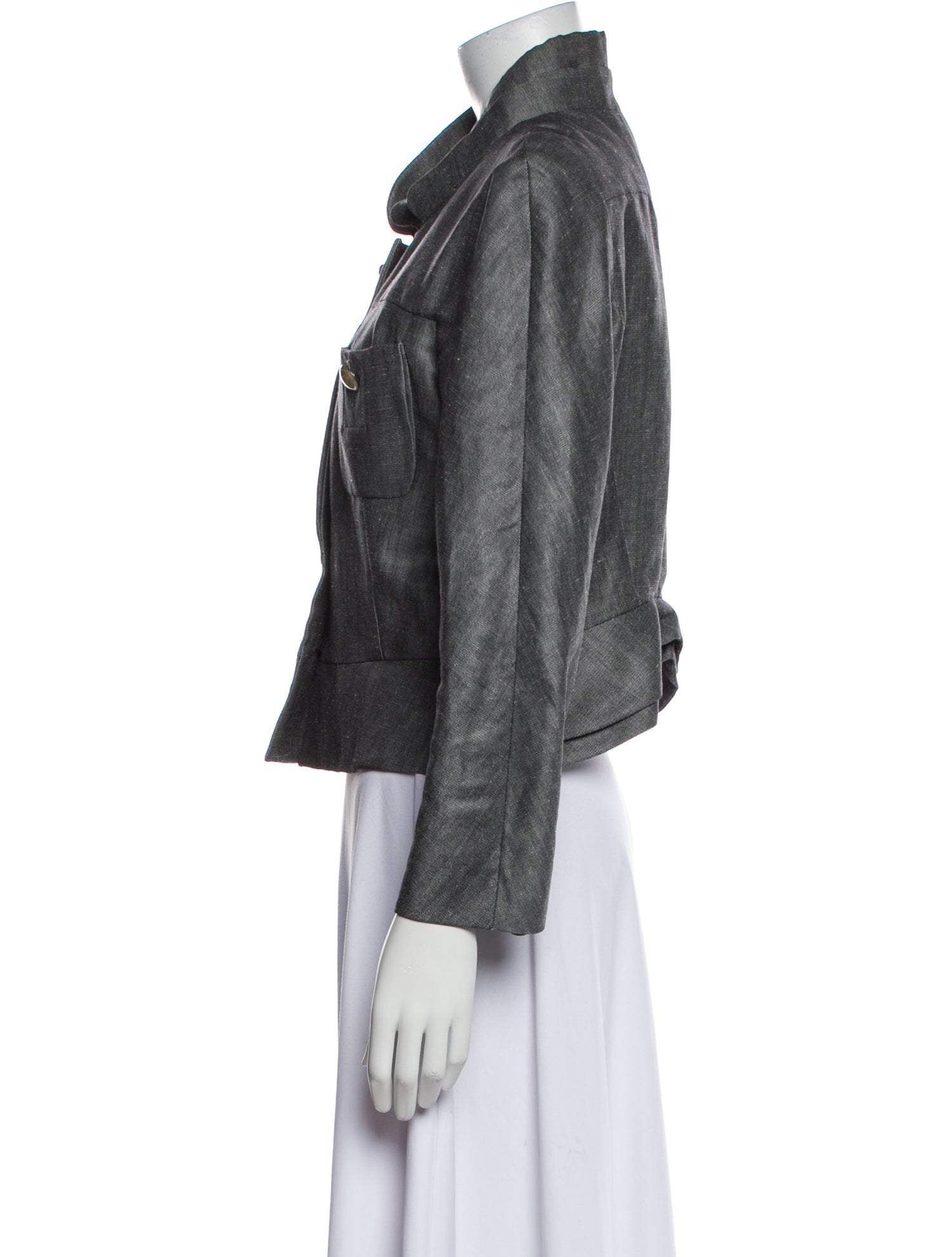 Valentino Linen Denim Jacket