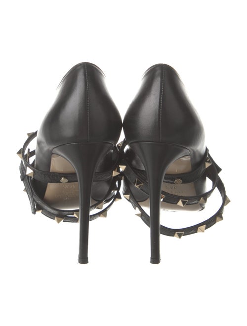 Valentino Rockstud Accents Leather Pumps