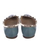 Valentino Rockstud Accents Patent Leather Ballet Flats