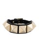 Valentino Leather Large Rockstud Wrap Bracelet