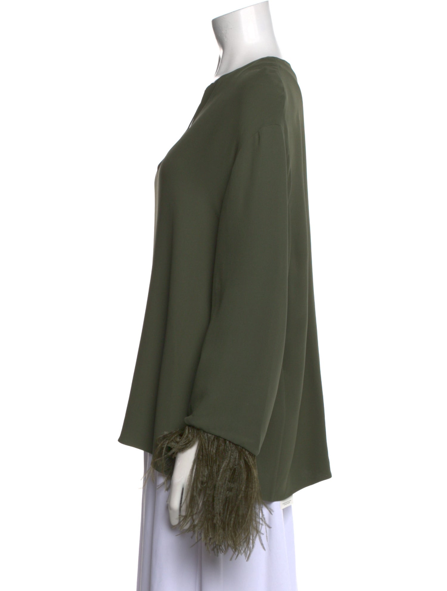 Valentino Silk V-Neck Blouse