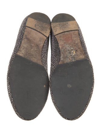 Valentino Suede Patterned Loafers