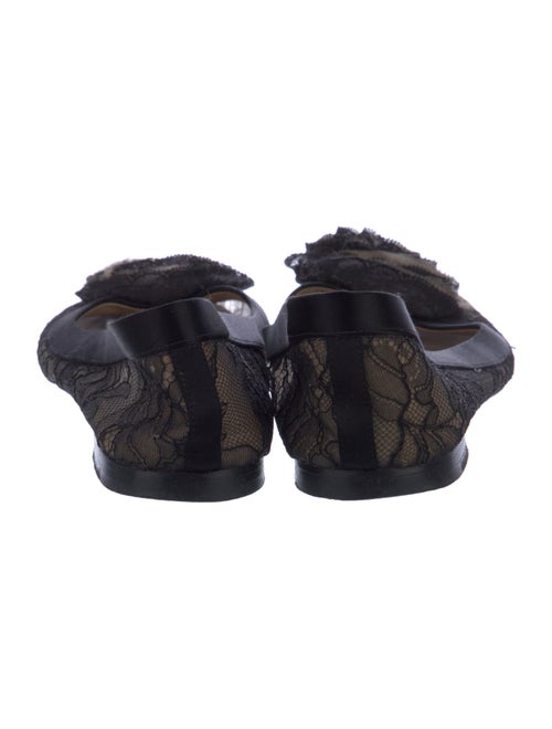 Valentino Lace Lace Pattern Ballet Flats