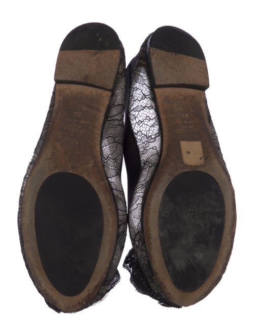 Valentino Lace Lace Pattern Ballet Flats