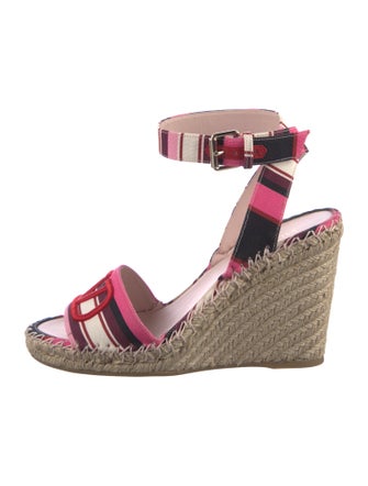 Valentino Canvas Printed Espadrilles