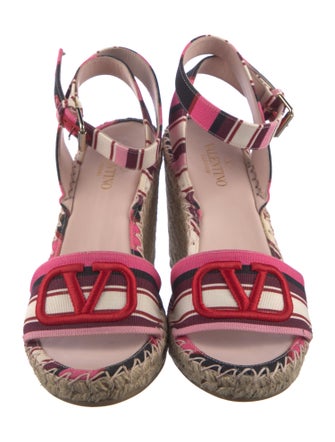 Valentino Canvas Printed Espadrilles