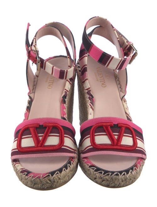 Valentino Canvas Printed Espadrilles