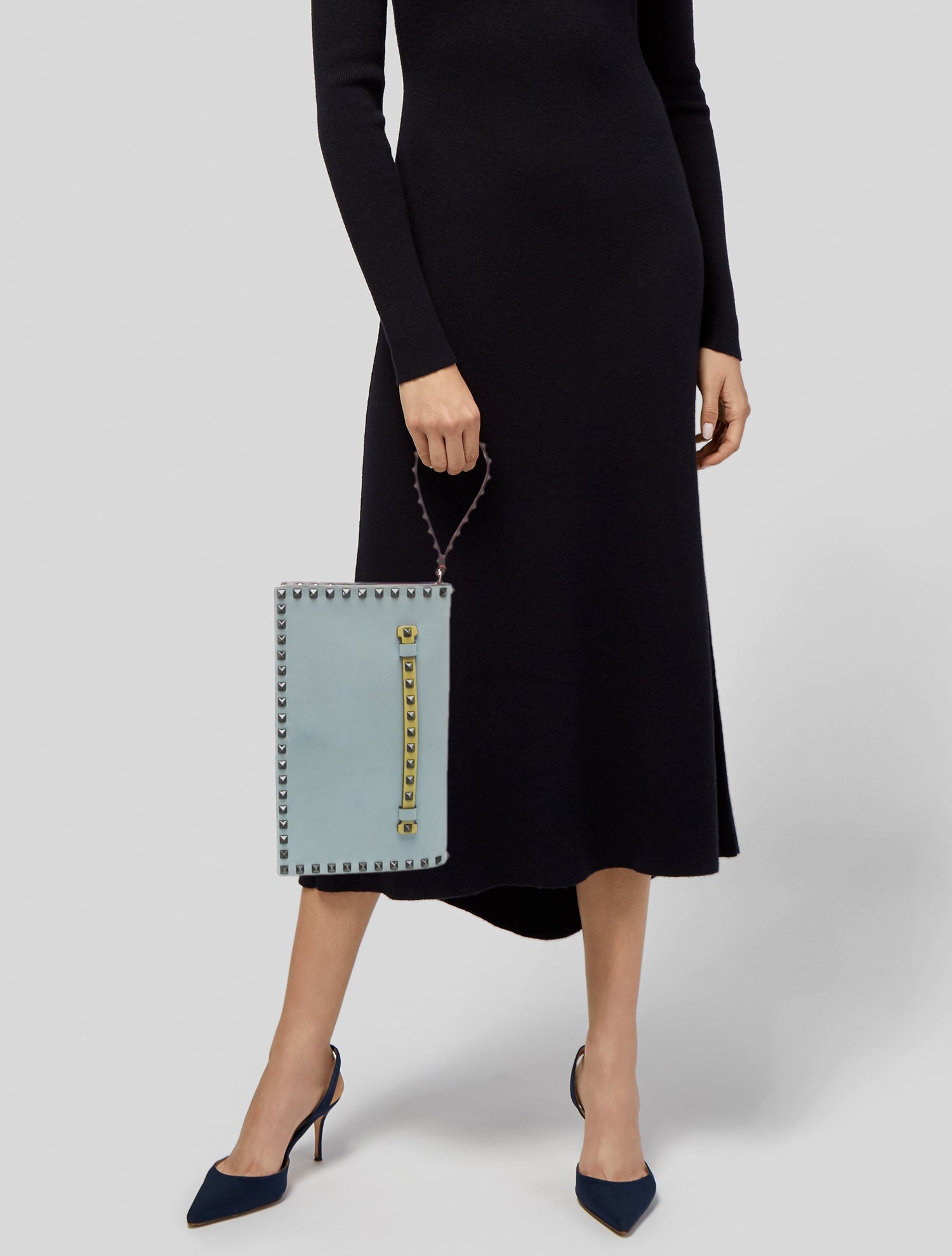 Valentino Rockstud Clutch