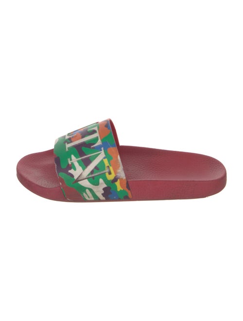 Valentino Rubber Printed Slides