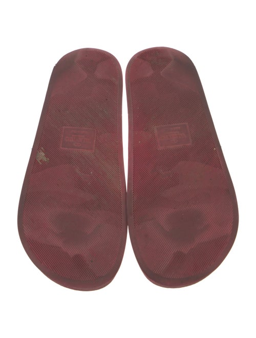 Valentino Rubber Printed Slides