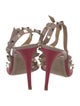 Valentino Rockstud Accents Leather T-Strap Pumps