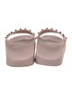 Valentino Rockstud Accents Rubber Slides