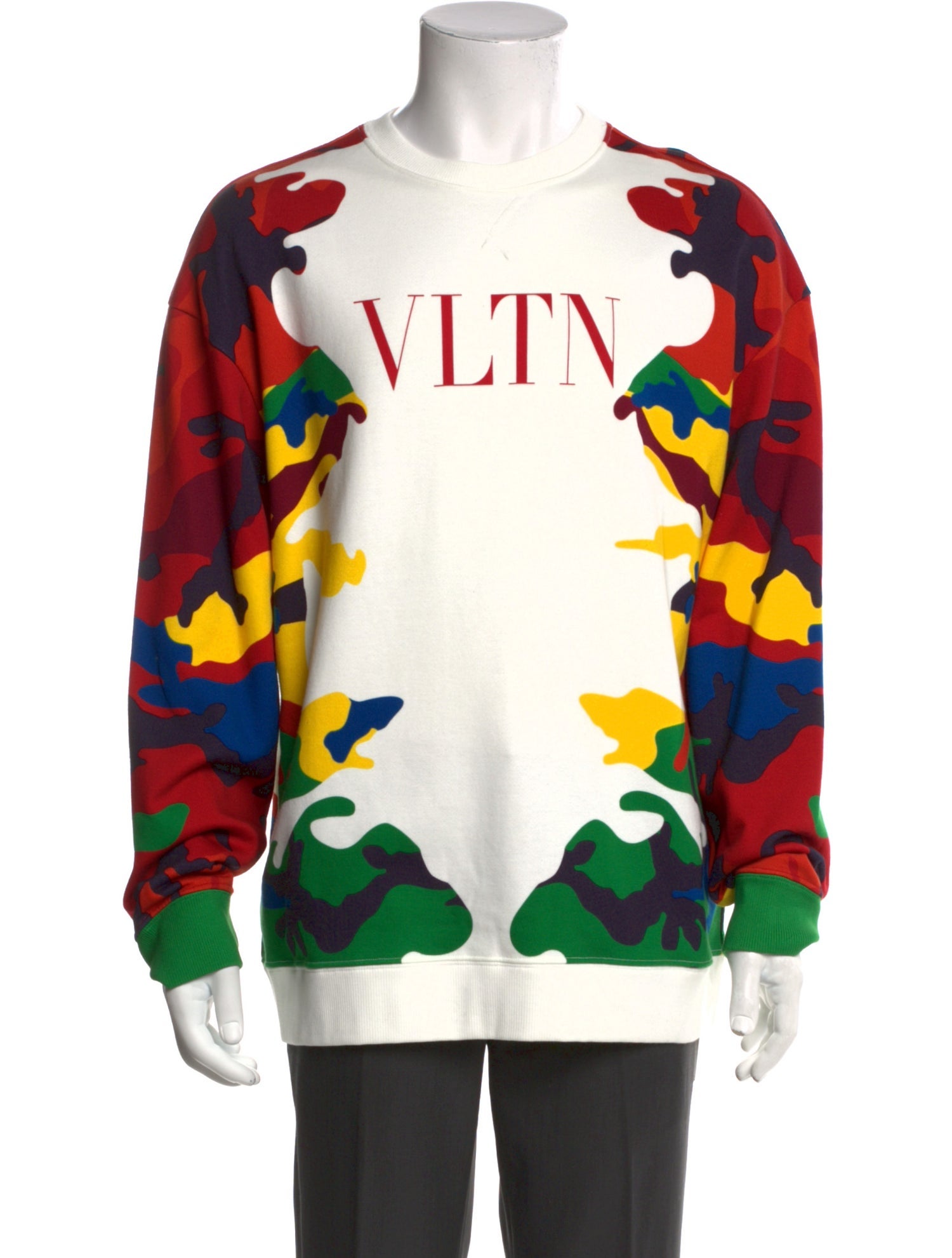 Valentino Printed Crew Neck Sweatshirt