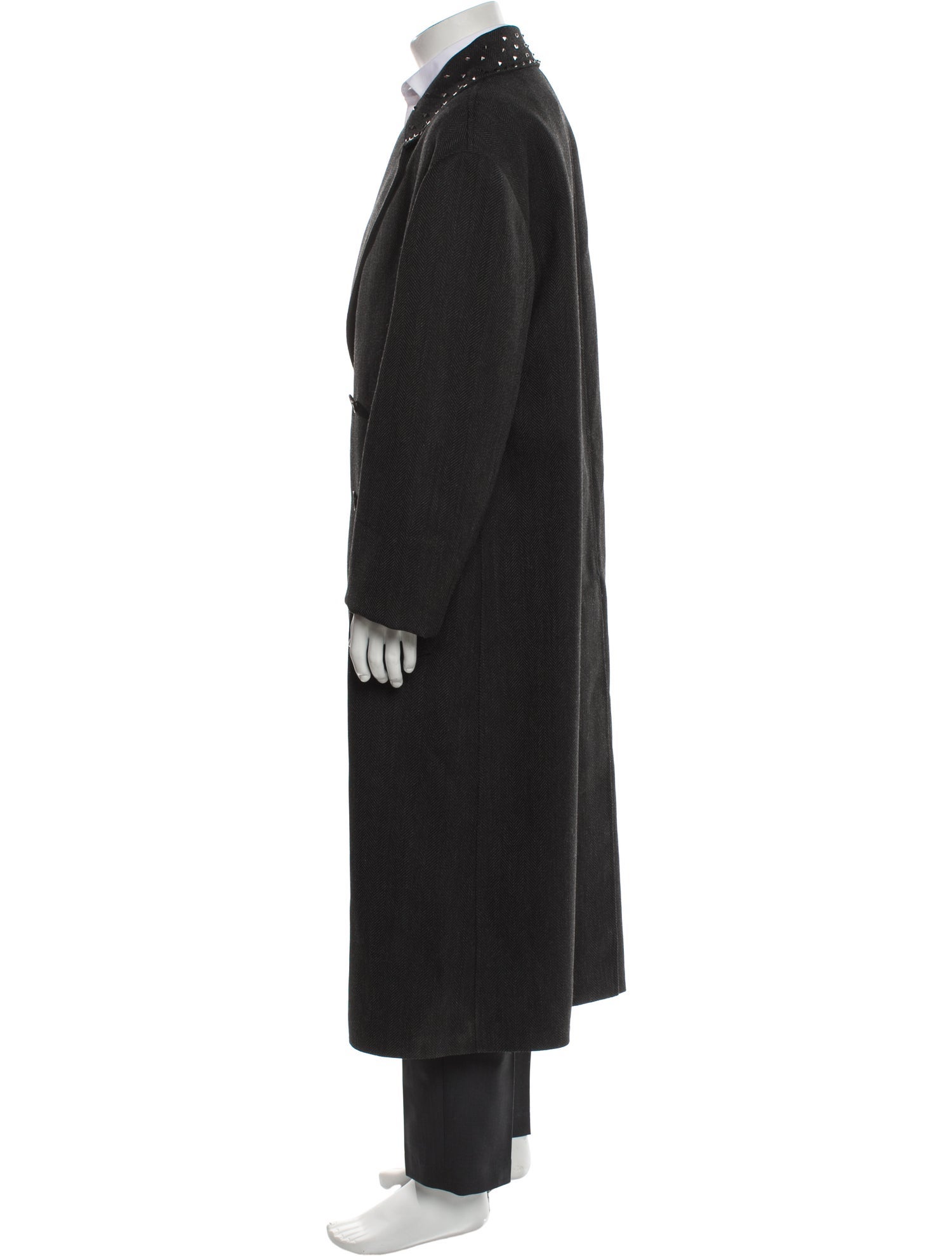 Valentino Virgin Wool Overcoat