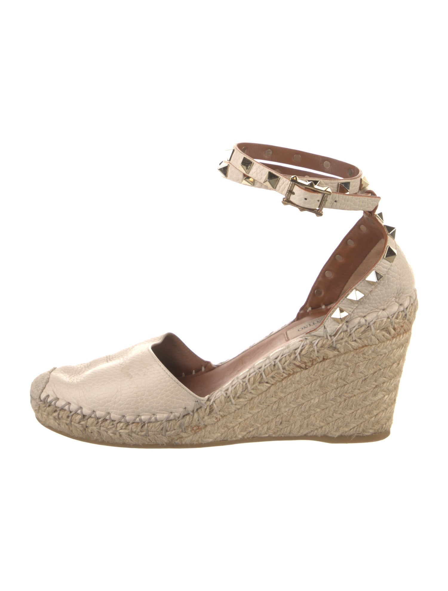 Valentino Rockstud Accents Leather D'Orsay Pumps