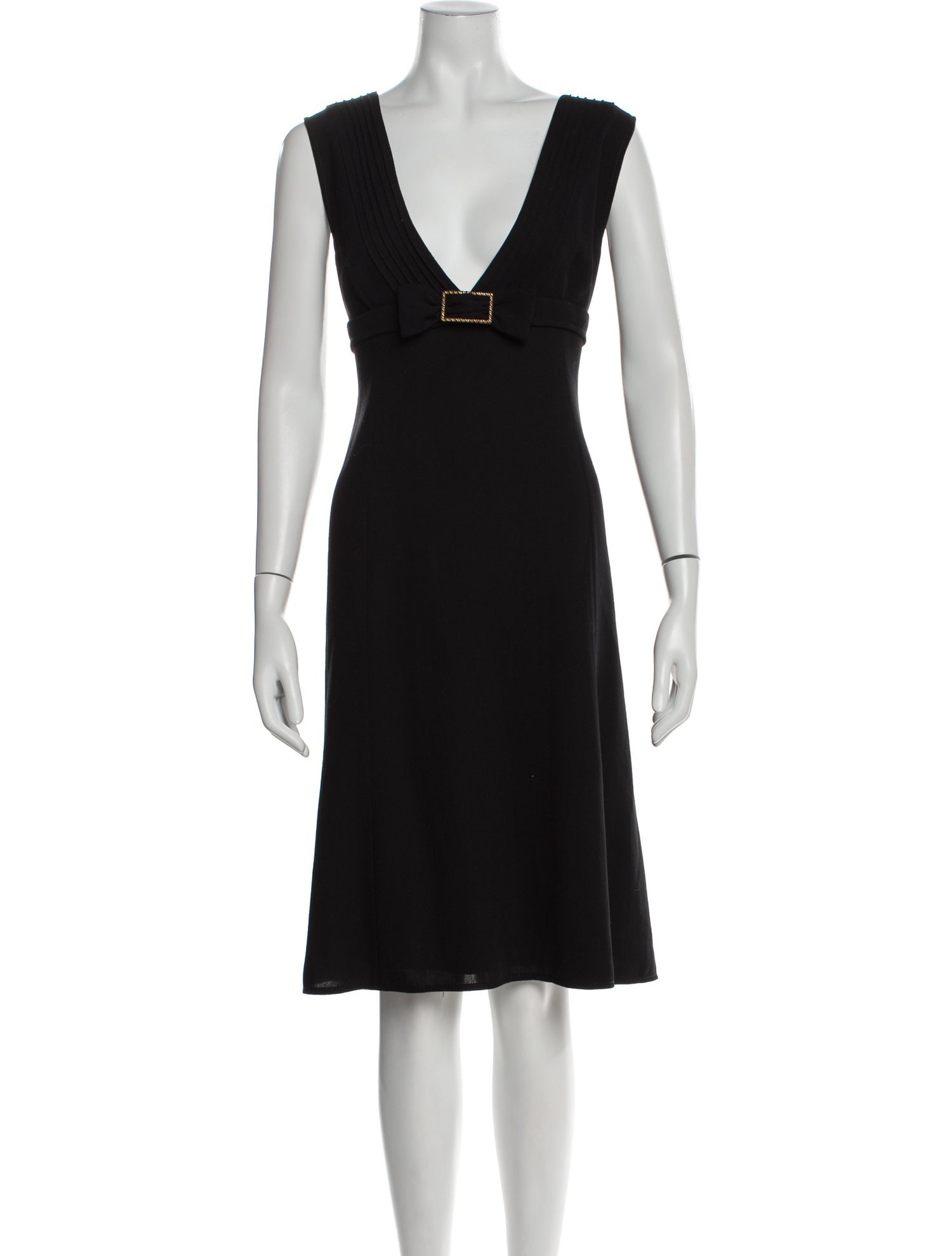 Valentino Virgin Wool Midi Length Dress