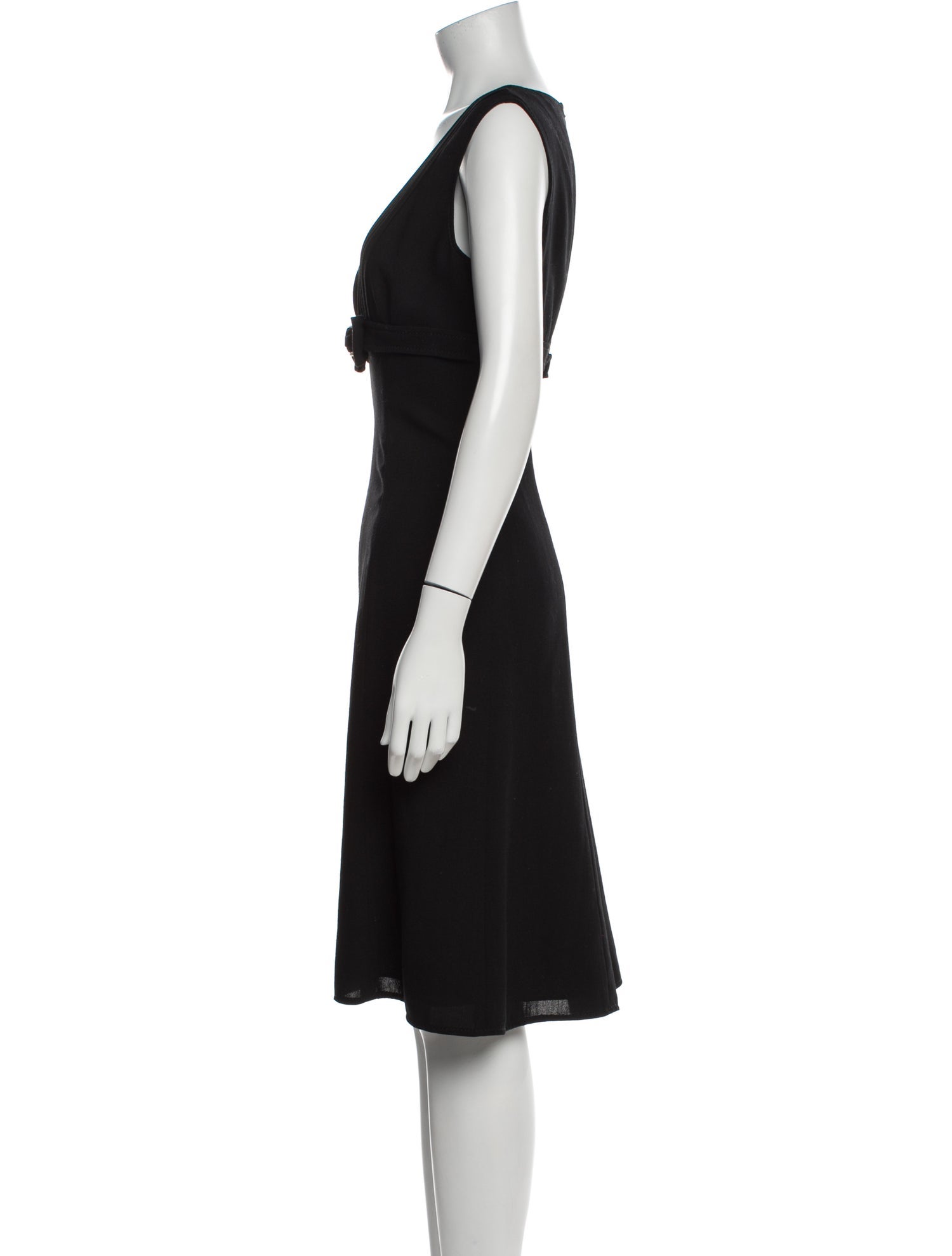 Valentino Virgin Wool Midi Length Dress